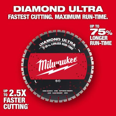 Milwaukee 14 in. Diamond Ultra Segmented Blade, large image number 4