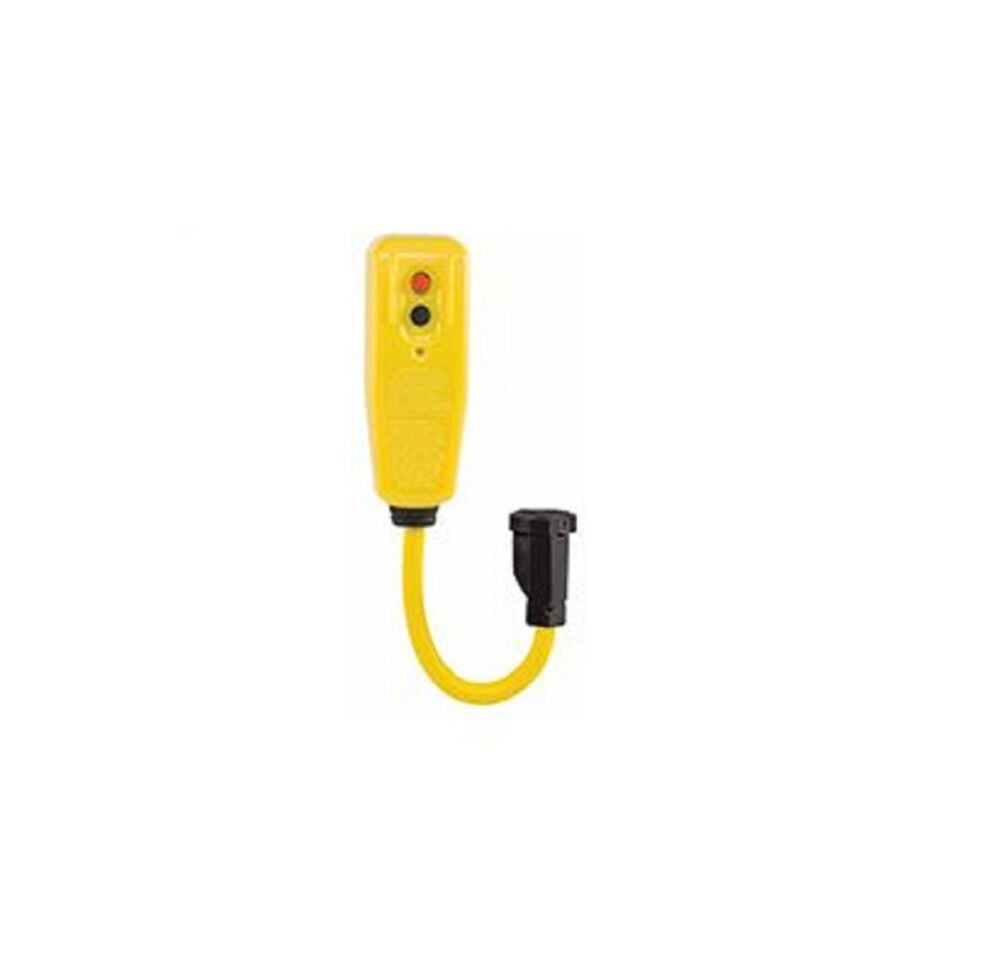 Tower Mfg Right Angle GFCI Plug & 9 In. Pigtail, large image number 1