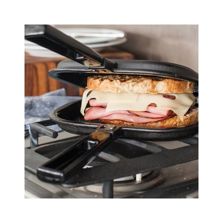 Nordic Ware Cast Aluminum Stovetop Sandwich and Grill Press, large image number 4