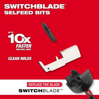 Milwaukee 2 in. SwitchBlade 10 Blade Replacement Kit, large image number 3