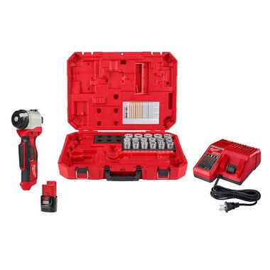 Milwaukee M12 Cable Stripper Kit with 17 Cu THHN / XHHW Bushings
