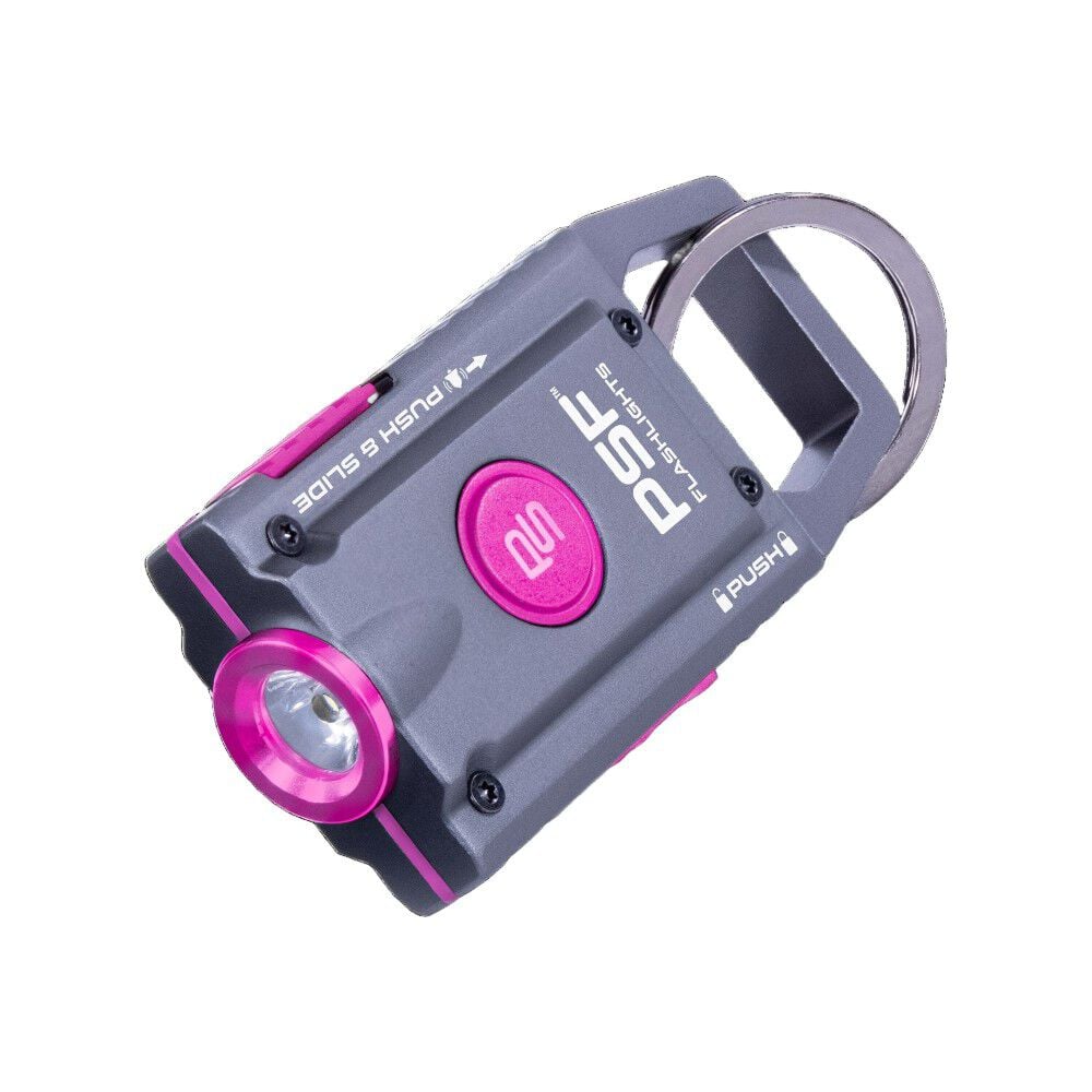 Police Security Alert120 Personal Alarm and Flashlight, Pink, large image number 2