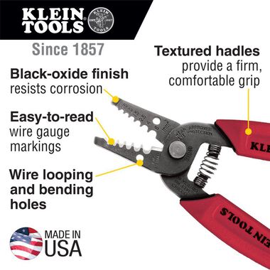 Klein Tools Wire Stripper/Cutter 8-16 AWG, large image number 2