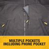 DEWALT Unisex Heated (Bare Tool) Soft Shell Jacket Black Small, small