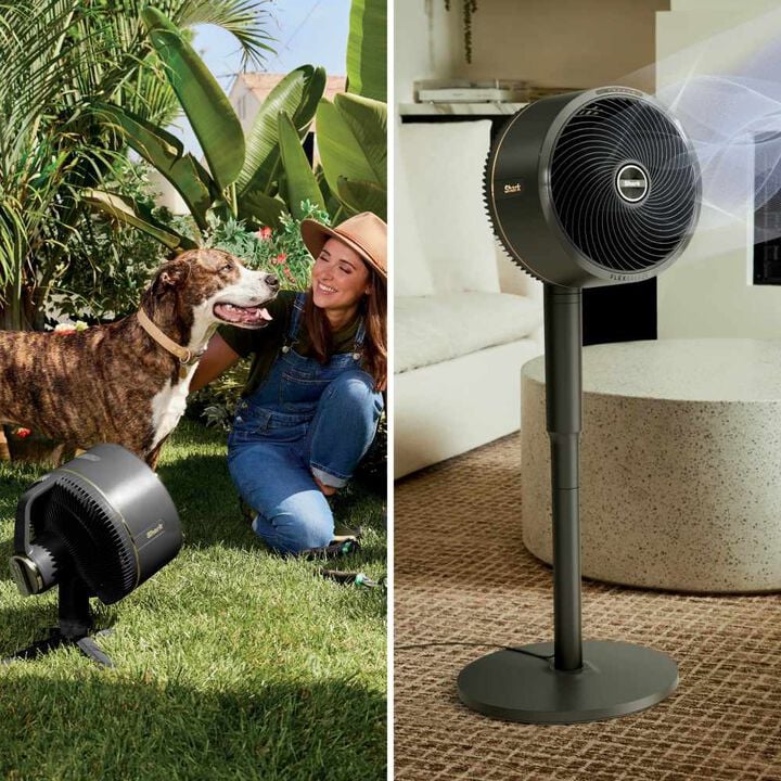 Shark FlexBreeze 110V 36W 3A Outdoor or Indoor Fan with InstaCool Dark Gray, large image number 5