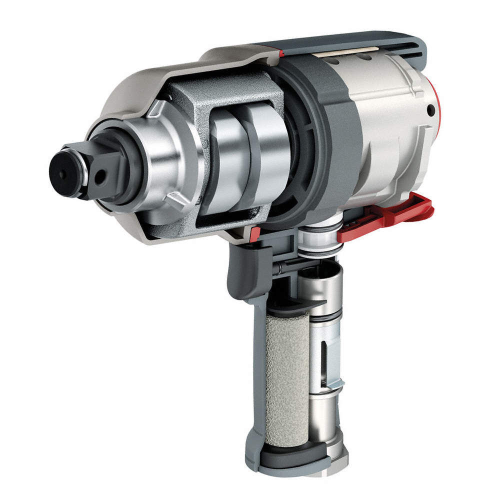 Ingersoll Rand 3/4 In. Drive Bottom Exhaust Air Powered Quiet Impact Wrench, large image number 3