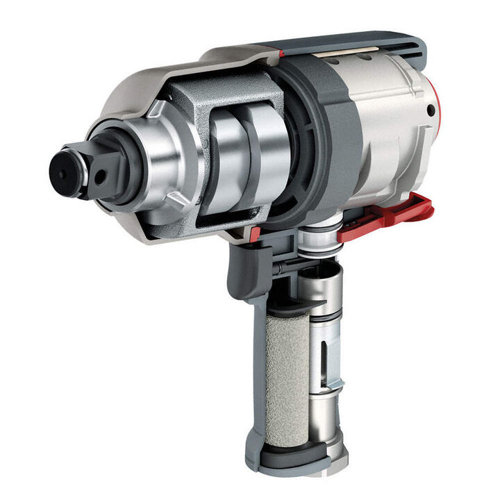 Ingersoll Rand 3/4 In. Drive Bottom Exhaust Air Powered Quiet Impact Wrench, large image number 2