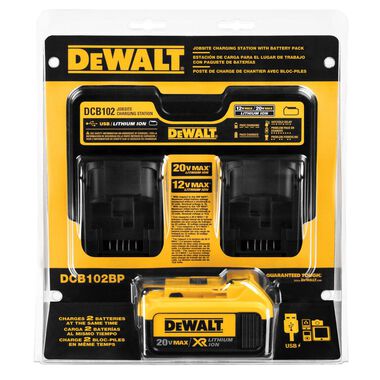 DEWALT 20 Volt MAX Lithium-Ion Battery Pack and Charger, large image number 0