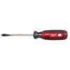 Milwaukee 1/4inch Slotted 4inch Cushion Grip Screwdriver (USA), small