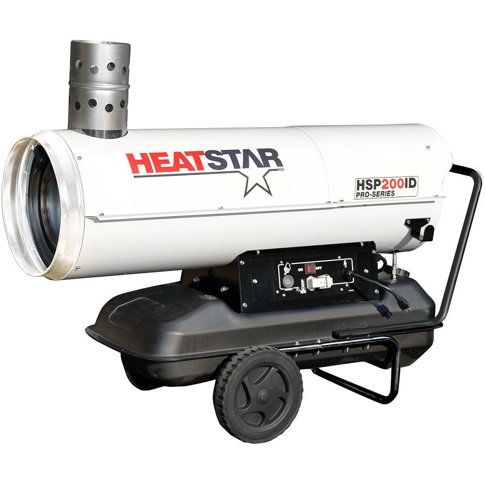 Heatstar PRO-SERIES 180000 BTU Indirect Fired Diesel/Kerosene/Jet Fuel Construction Heater – F105115