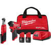 Milwaukee M12 FUEL 1/4 Inch Hex Impact Driver Kit with 3/8 Inch High Speed Ratchet, small image number 1