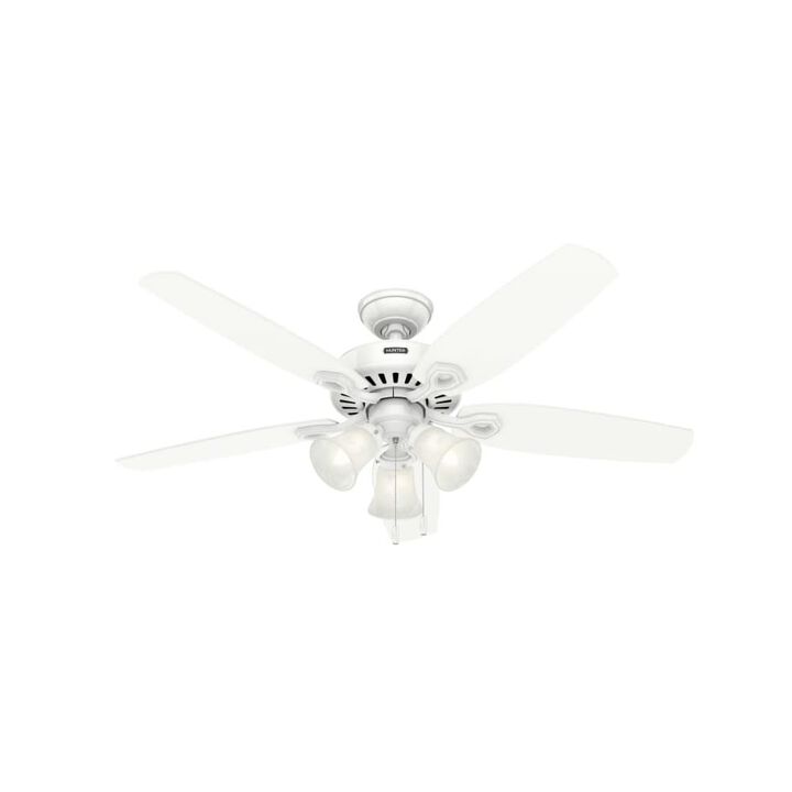 Hunter Fan Builder Plus Ceiling Fan 52in Snow White Snow White