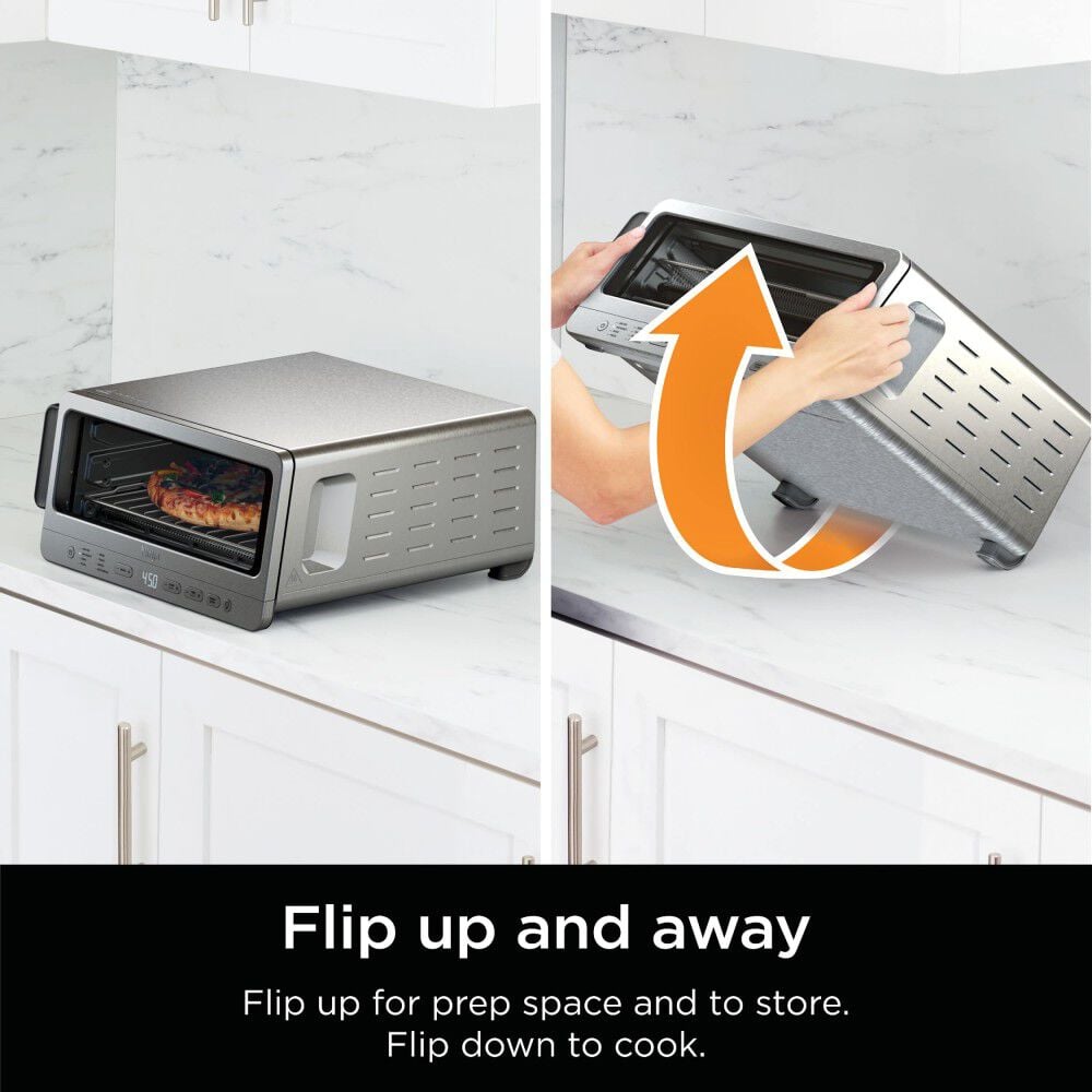 Ninja 18.55 Qt 120V Flip Toaster Oven and Air Fryer Stainless Steel, large image number 2