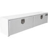 Buyers Products Company 18x16x88 Inch White Steel Topsider Truck Box, small image number 2