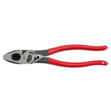 Milwaukee 9inch Linemans Dipped Grip Pliers with Crimper & Bolt Cutter (USA)