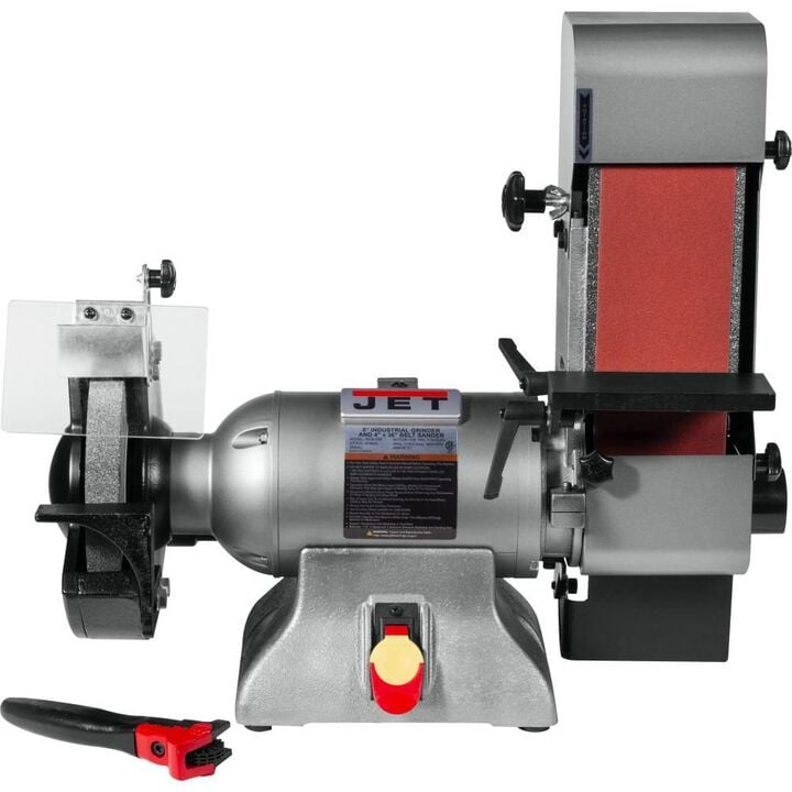 JET 8-Inch Industrial Combination Grinder and4 x 36 Belt Sander