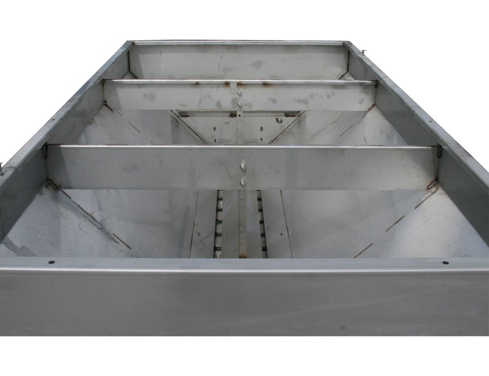 Buyers Products Company SaltDogg 8ft 2.0 Cubic Yard Electric Stainless Steel Hopper Spreader Adjustable, large image number 4