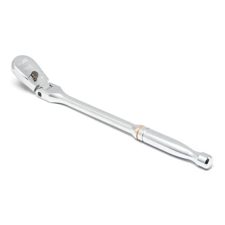 GEARWRENCH 3/8in Drive 90 Tooth Flex Head Teardrop Ratchet - 11in, large image number 2