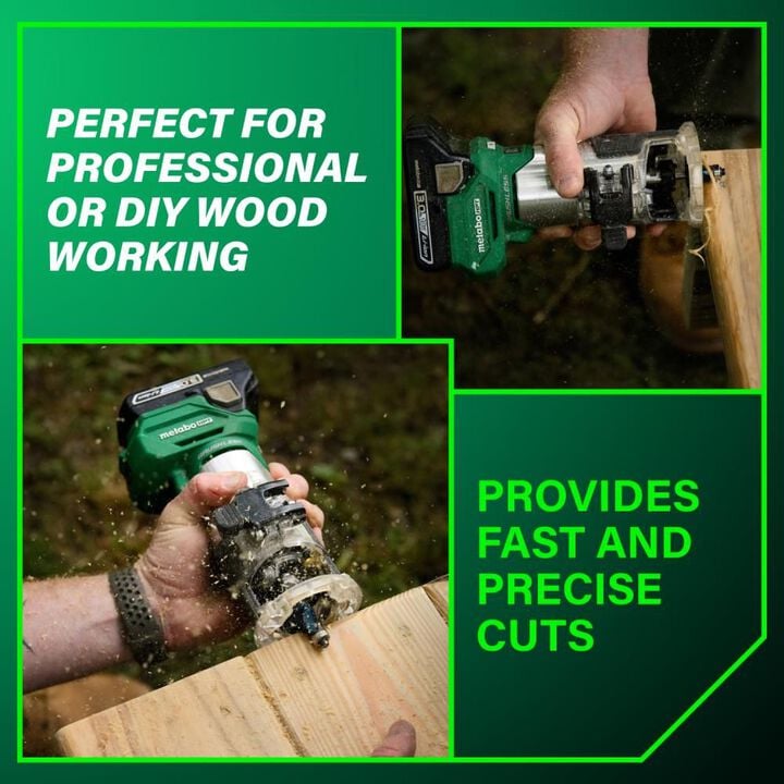 Metabo HPT 18V Cordless Trim Router (Bare Tool), large image number 3