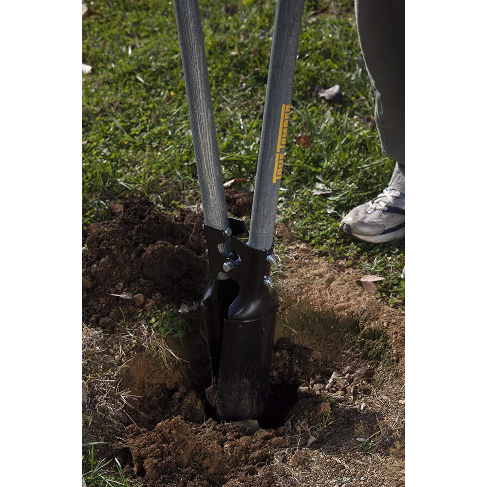 True Temper Post Hole Digger with Ruler & Cushion Grip 48 In. Hardwood Handle, large image number 6