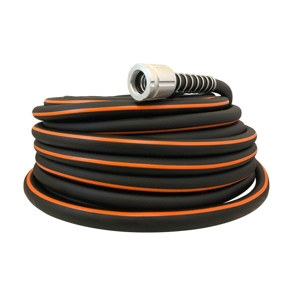 Flexon Flextreme Professional 5/8 Inch x 100 Ft Black Polymer Water Hose, large image number 1