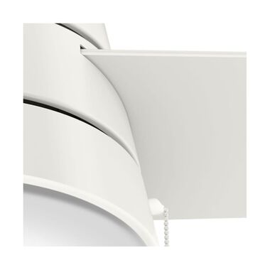 Hunter Fan Aker Ceiling Fan 36in Fresh White/Natural Wood, large image number 5