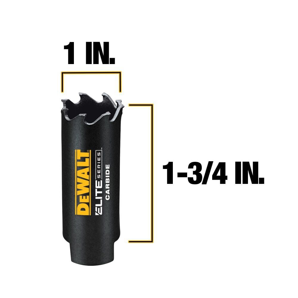 DEWALT ELITE SERIES Metal Cutting Carbide Hole Saws 1in, large image number 2