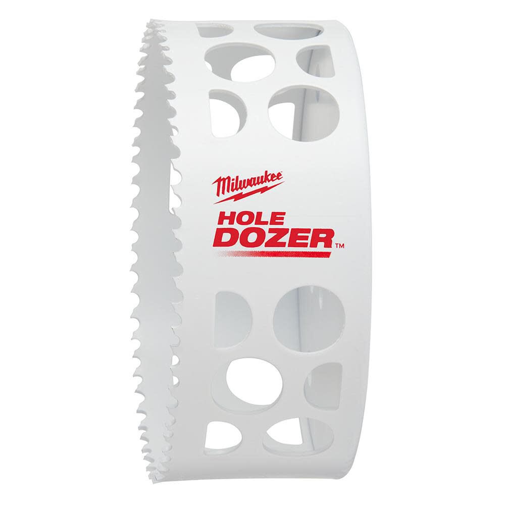 Milwaukee Tool | Milwaukee Hole Saw: 4-3/8" Saw Dia, 1-1/2" Cut Depth - Bi-Metal, Toothed Edge | Part #49-56-0227