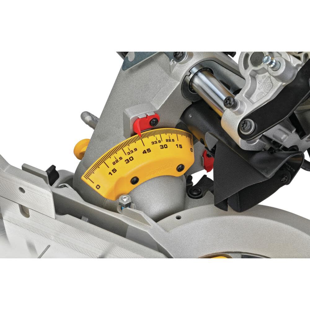 DEWALT 12 Double Bevel Sliding Compound Miter Saw with Heavy Duty Miter Saw Stand, large image number 7