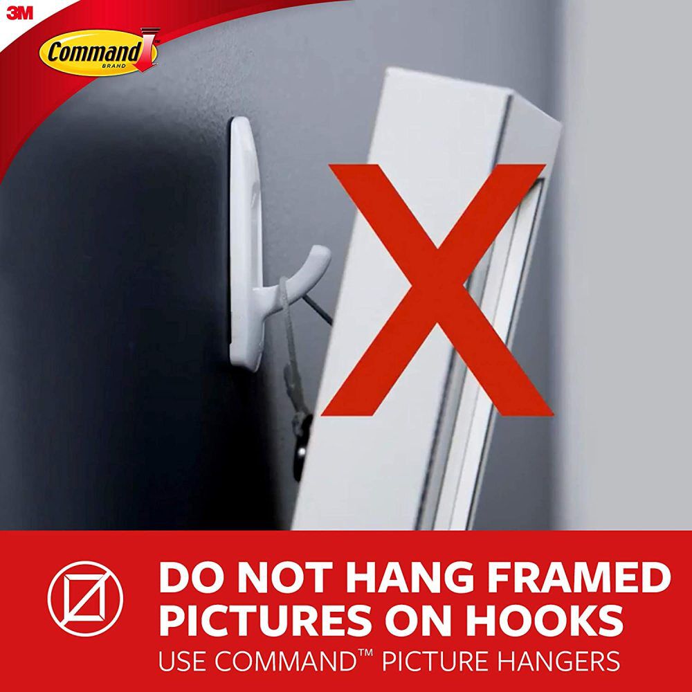 3M Command White Medium Wire Hook 7pk, large image number 6