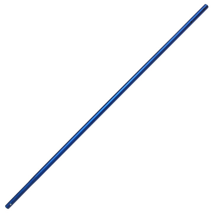 Kraft Tool Co 6 Ft Anodized Aluminum Swaged Button Handle - 1-3/4 Inch Diameter Blue