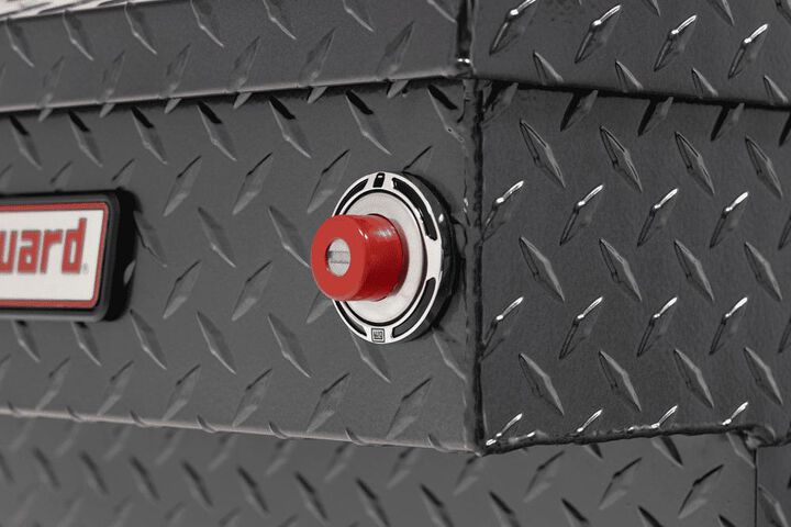 Weather Guard Saddle Truck Tool Box Aluminum Compact Gunmetal Gray, large image number 5