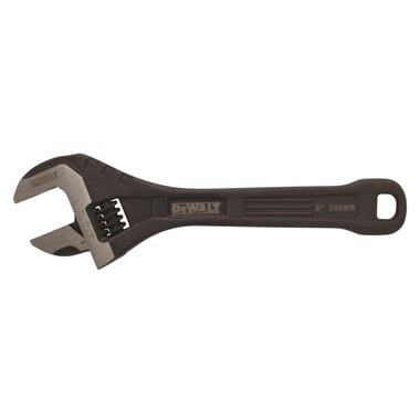 DEWALT 8 In. All-Steel Adjustable Wrench, large image number 0