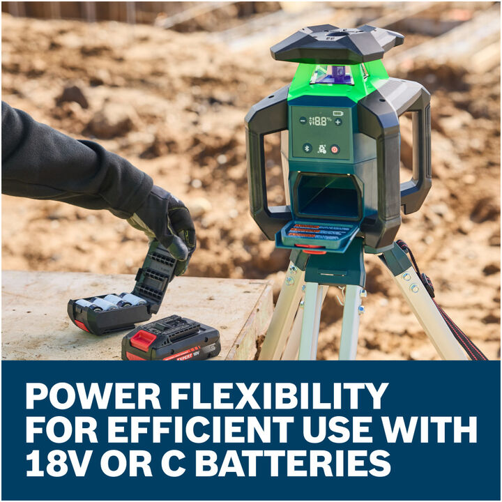 Bosch 18V Horizontal Rotary Laser Kit, large image number 3