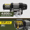 Champion Power Equipment ATLAS 4200 lb ATV/UTV Steel Cable Winch Kit with Mini-Rocker, small image number 5