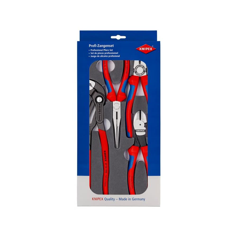 Knipex Basic Pliers Set in Foam Tray 4pc 00 20 01 V15 from Knipex Acme Tools