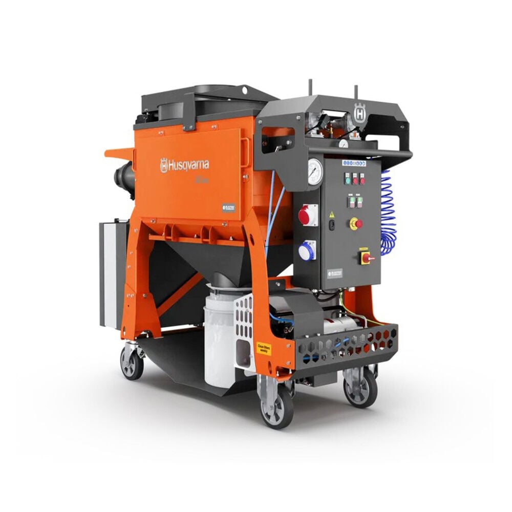 Husqvarna Construction Blastrac DC 655 8.3HP 5437 CFM Electric Industrial Dust Collector Reconditioned, large image number 1
