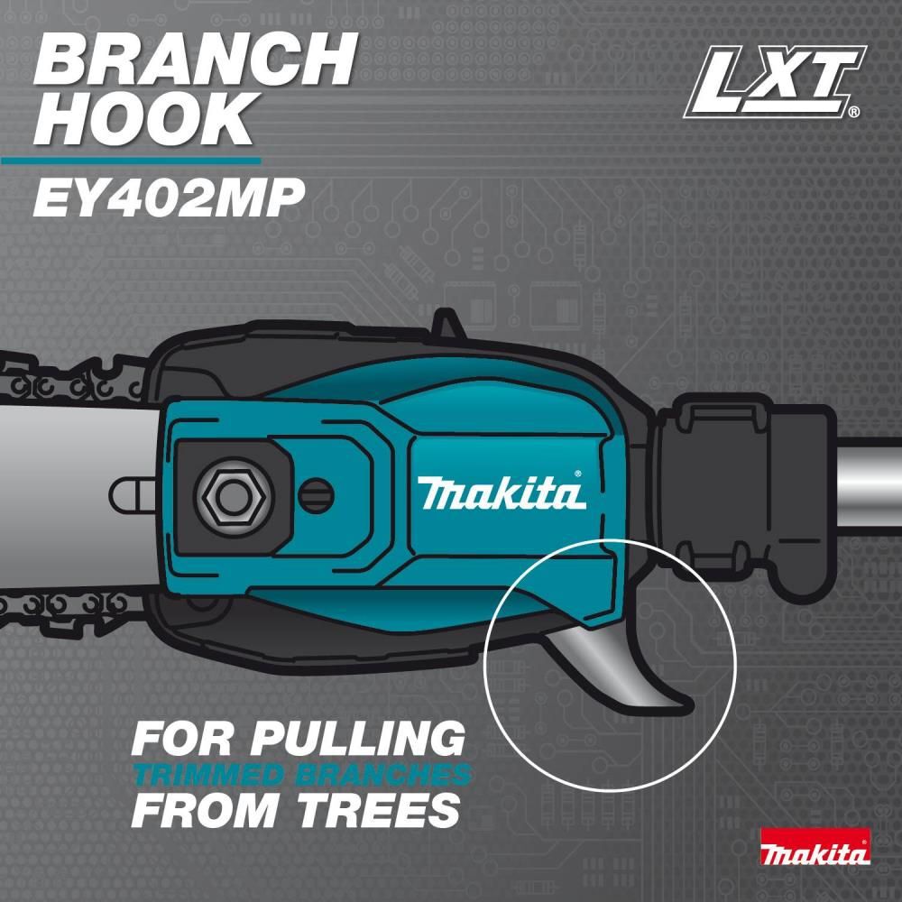 Makita 18V LXT Brushless Couple Shaft Power Head Kit with String Trimmer, Pole Saw, Art. Hedge Trimmer & Blower Attachments (4.0Ah), large image number 16