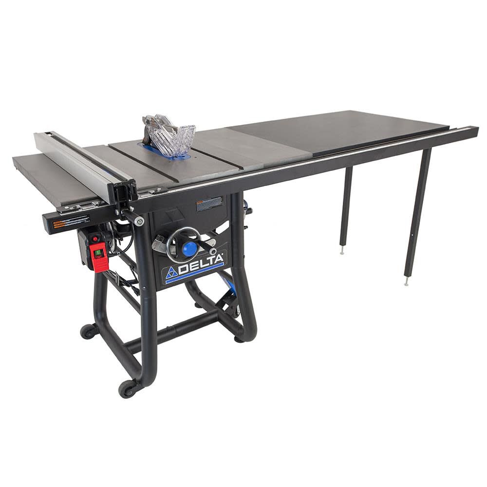 Delta 10in Contractor Table Saw with 52in Rip Capacity Extension