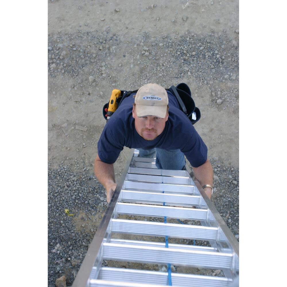 Werner Type I Aluminum Extension Ladder, large image number 6