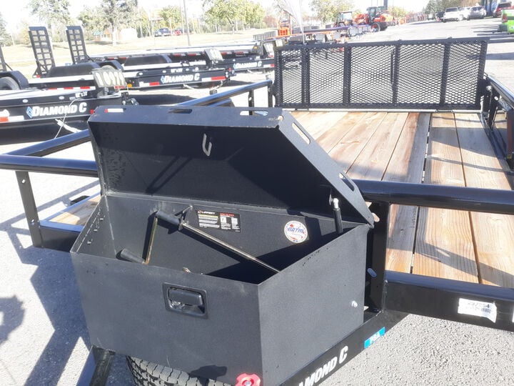 Diamond C PSA135L10X77 10 Ft. Premium Single Axle Open Utility Trailer, large image number 9