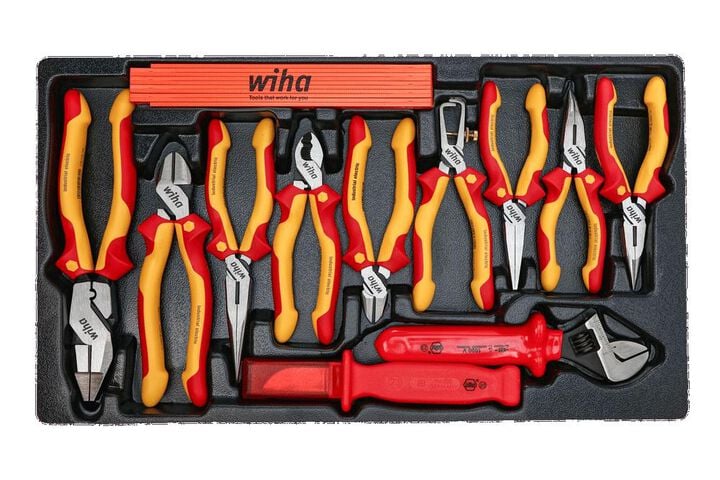 Wiha Insulated Master Electricians Tool Set 80pc, large image number 8