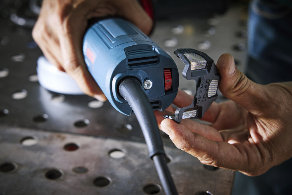 Bosch 5 Inch Angle Grinder with Lock-On Paddle Switch, large image number 4