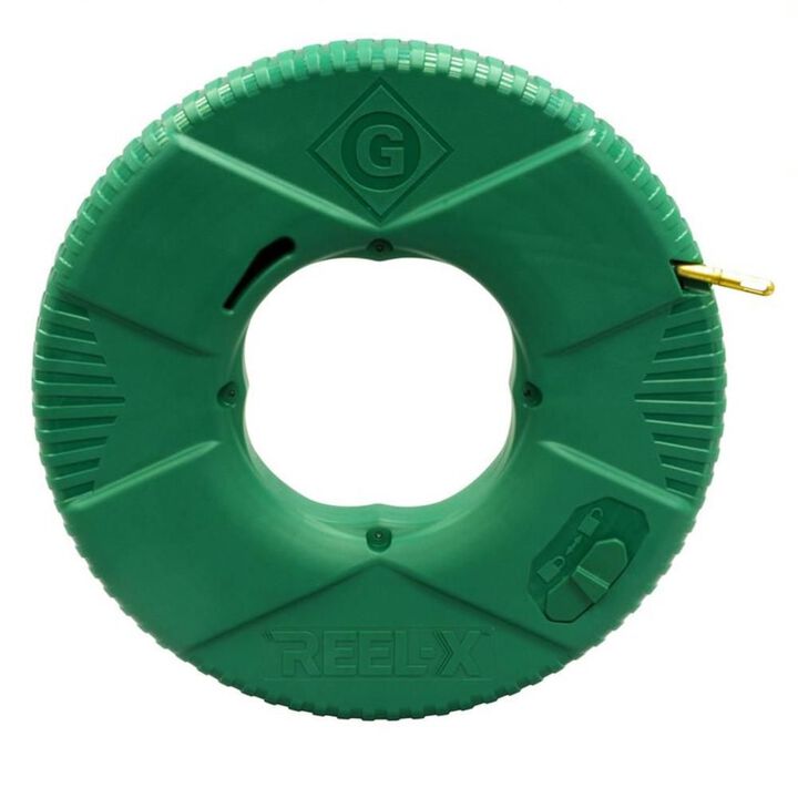 Greenlee Reel-X Fiberglass Non-Conductive Fish Tape 50', large image number 1