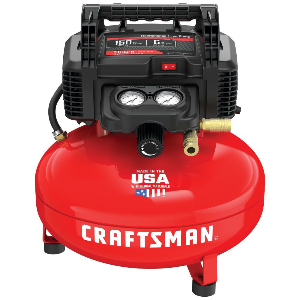 CRAFTSMAN 6 Gallon Air Compressor, large image number 5