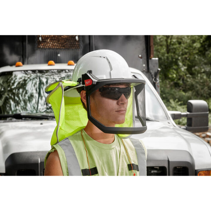 Milwaukee Gray Full Brim Hard Hat with 4pt Ratcheting Suspension Type 1 Class E, large image number 9