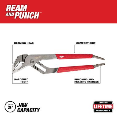 Milwaukee 6 In. Straight-Jaw Pliers, large image number 1