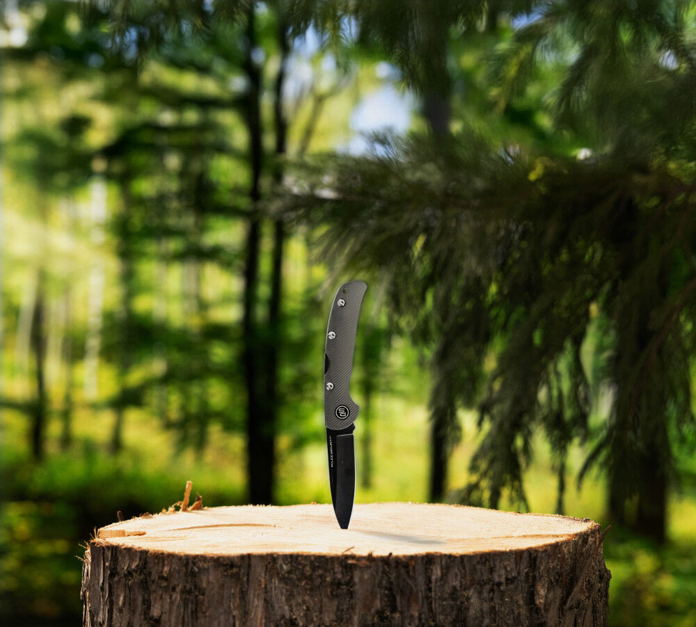 Police Security Forge 7-7/10 Inch Drop Point Folding Knife, large image number 3