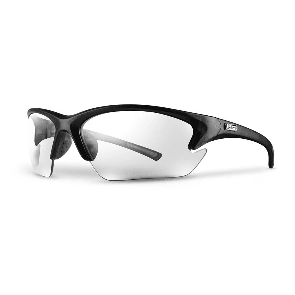 Lift Safety QUEST Black Frame/Clear Lense Safety Glasses - EQT-12KC