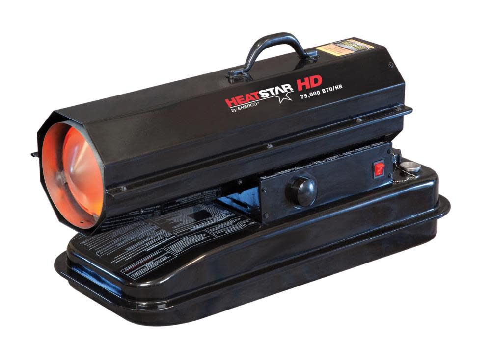 Heatstar HS75KT 75000 BTU Kerosene Forced Air Heater F170275 Acme Tools